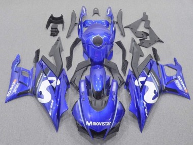 Carena Moto Yamaha YZF R3/R25 2019-2021 - Blu Bianco Nero MoviStar Sconto