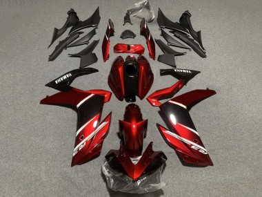 Carena Moto Yamaha YZF R3/R25 2022-2024 - Rosso Bianco Nero Lucido Sconto