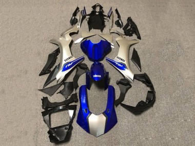 Carena Moto Yamaha YZF 1000 R1 2020-2025 - Argento Blu Nero Lucido Sconto