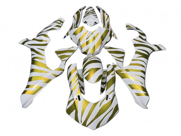 Carena Moto Yamaha YZF 1000 R1 2020-2025 - Bianco Oro Zebra