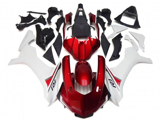 Carena Moto Yamaha YZF 1000 R1 2020-2025 - Bianco Rosso Nero