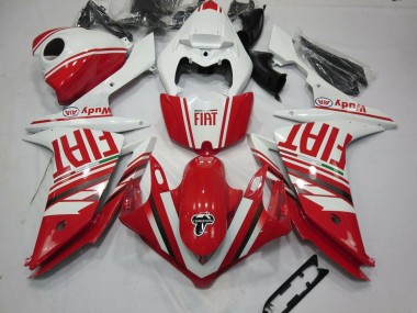 Carena Moto Yamaha YZF 1000 R1 2007-2008 - Bianco Rosso Fiat Sconto