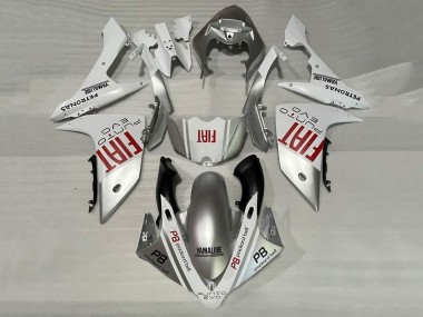 Carena Moto Yamaha YZF 1000 R1 2007-2008 - Argento Bianco Rosso Fiat Sconto