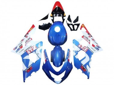 Carena Moto Suzuki GSXR 600 / GSXR 750 2004-2005 - Blu Bianco Rosso Motul Sconto