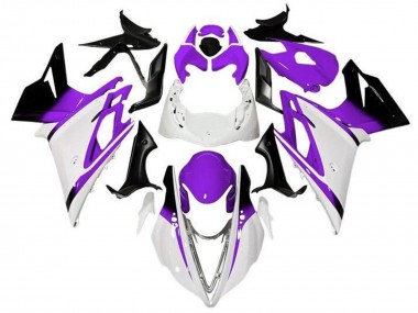 Carena Moto Triumph Daytona 675 Triple 2013-2016 - Bianco Viola Nero Lucido Sconto