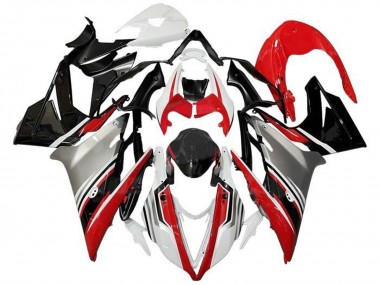 Carena Moto Triumph Daytona 675 Triple 2013-2016 - Bianco Rosso Argento Nero Lucido Sconto