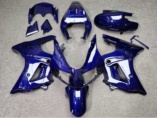 Carena Moto Suzuki SV650 2003-2013 - Lucido Blu Fibra di Carbonio