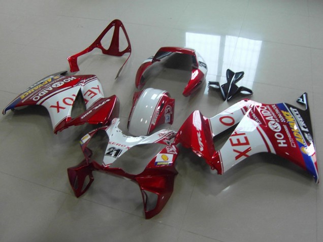Carena Moto Honda VFR 800 2002-2013 - Bianco Rosso Blu Xerox 21
