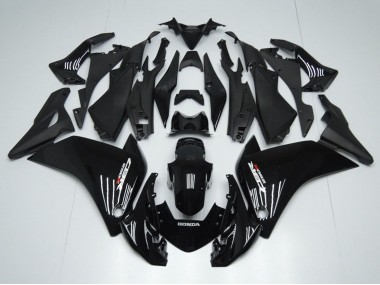 Carena Moto Honda CBR250RR 2011-2015 - Nero Lucido Nero Opaco Sconto