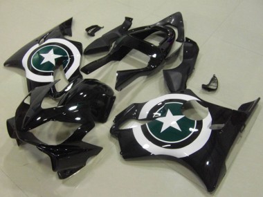 Carena Moto Honda CBR600 F4i 2001-2003 - Bianco Nero Lucido Stella Sconto