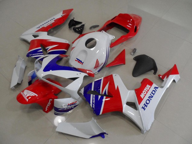 Carena Moto Honda CBR600RR 2005-2006 - Bianco Rosso Blu Motul HRC