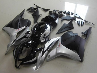 Carena Moto Honda CBR600RR 2009-2012 - Argento Nero Lucido Nero Opaco Sconto