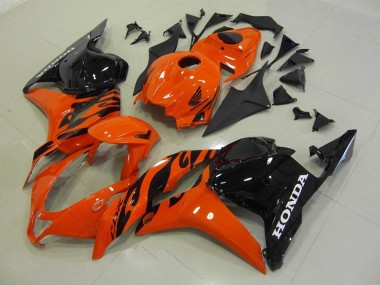 Carena Moto Honda CBR600RR 2009-2012 - Arancia Nero Lucido Sconto