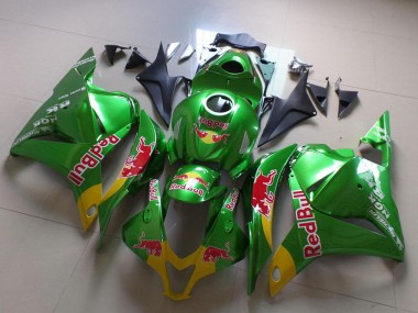 Carena Moto Honda CBR600RR 2009-2012 - Verde Giallo Red Bull Sconto