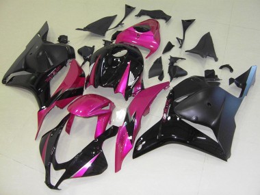 Carena Moto Honda CBR600RR 2009-2012 - Rosa Nero Lucido Nero Opaco Sconto