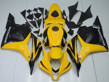 Carena Moto Honda CBR600RR 2009-2012 - Giallo Nero Opaco Sconto
