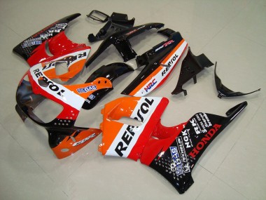 Carena Moto Honda CBR900RR 893 1994-1995 - Arancia Bianco Rosso Nero Lucido HRC Repsol Sconto