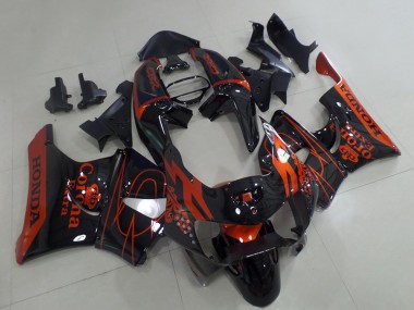 Carena Moto Honda CBR900RR 919 1998-1999 - Nero Lucido Rosso Corona Sconto