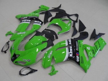 Carena Moto Kawasaki ZX6R 2007-2008 - Verde Freccia Sconto