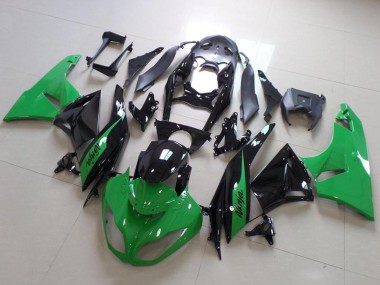 Carena Moto Kawasaki ZX6R 2009-2012 - Verde Nero Lucido Sconto
