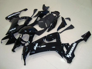 Carena Moto Kawasaki ZX10R 2008-2010 - Nero Lucido Bianco Decal Sconto