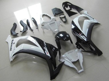 Carena Moto Kawasaki ZX10R 2011-2015 - Bianco Nero Lucido Sconto