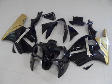 Kit Carena Moto Kawasaki ZX12R 2002-2006 - Nero Lucido Oro Sconto