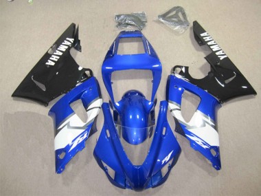 Carena Moto Yamaha YZF R1 1998-1999 - Blu Bianco Nero Lucido Sconto