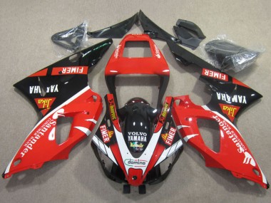 Carena Moto Yamaha YZF R1 1998-1999 - Rosso Bianco Nero Santander Sconto
