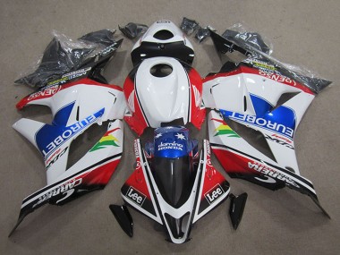 Carena Moto Honda CBR600RR 2009-2012 - Bianco Rosso Blu EuroBet Lee Sconto