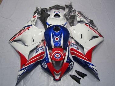 Carena Moto Honda CBR600RR 2009-2012 - Bianco Blu Rosso Sconto