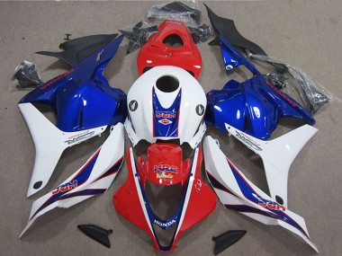 Carena Moto Honda CBR600RR 2009-2012 - Bianco Rosso Blu HRC Sconto