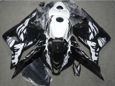 Kit Carena Moto ABS Honda CBR600RR 2009-2012 - Bianco Nero Lucido Sconto