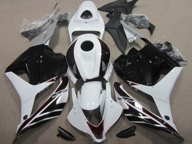 Kit Carena Moto Honda CBR600RR 2009-2012 - Bianco Nero Lucido Sconto
