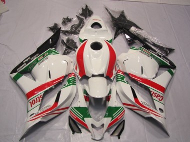 Carena Moto Honda CBR600RR 2009-2012 - Bianco Rosso Verde Castrol Sconto