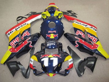 Carena Moto Honda CBR1000RR 2004-2005 - Giallo Blu Bianco Red Bull Repsol 11 Sconto