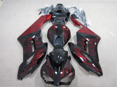 Carena Moto Honda CBR1000RR 2004-2005 - Nero Lucido Rosso Fiamma Sconto