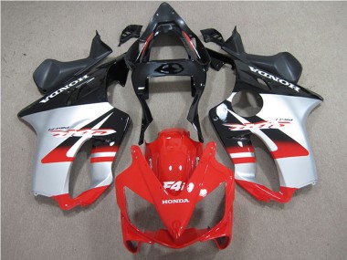 Carena Moto Honda CBR600 F4i 2001-2003 - Argento Rosso Nero Lucido Sconto