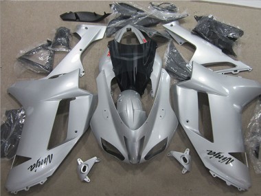 Carena Moto Kawasaki ZX6R 2007-2008 - Argento Sconto
