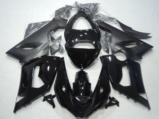 Carena Moto Kawasaki ZX6R 2005-2006 - Nero Lucido Nero Opaco