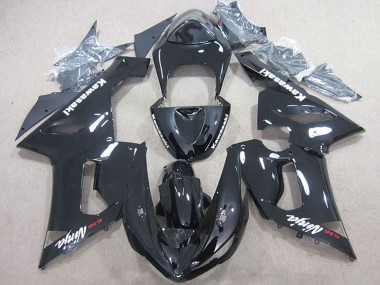 Carena Moto Kawasaki ZX6R 2005-2006 - Nero Lucido Sconto