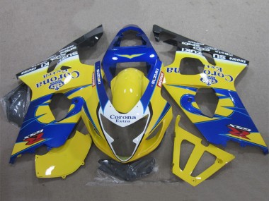 Carena Moto Suzuki GSXR 600 2004-2005 - Giallo Blu Bianco Nero Corona Extra Sconto