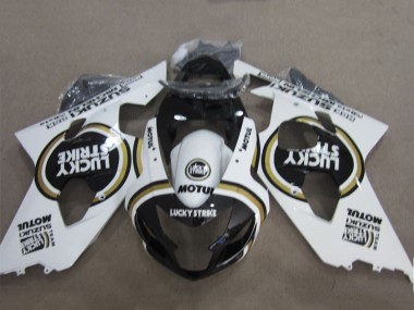 Carena Moto Suzuki GSXR 600 2004-2005 - Bianco Nero Lucky Strike Motul Sconto