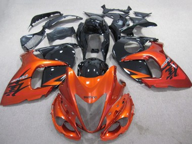 Carena Moto Suzuki GSXR 1300 Hayabusa 2008-2020 - Arancia Nero Sconto