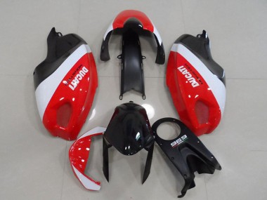 Carena Moto Ducati Monster 696 2008-2012 - Bianco Rosso Nero Mostro Sconto