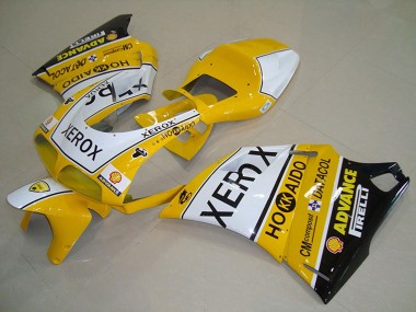 Carena Moto Ducati 748 916 996 996S 1993-2005 - Bianco Giallo Nero Lucido Xerox Sconto
