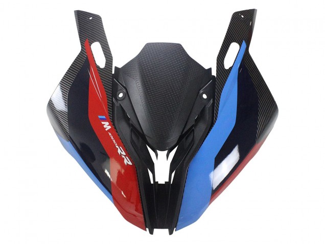 Carena Moto BMW S1000RR 2023-2024 - Blu Rosso Fibra di Carbonio