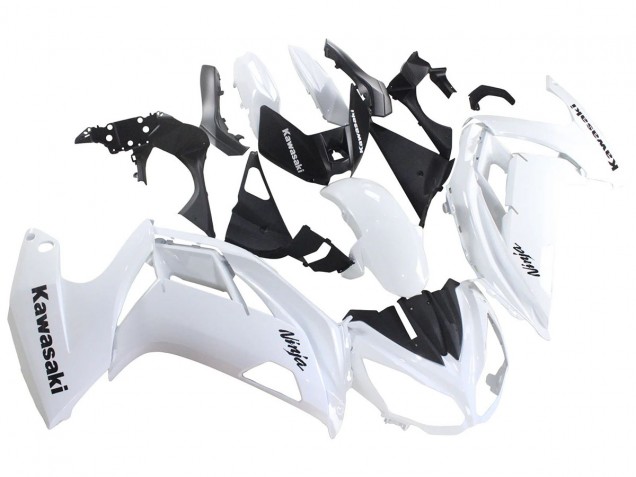 Carena Moto Kawasaki EX650 2012-2016 - Bianco Nero