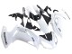 Carena Moto Kawasaki EX650 2012-2016 - Bianco Nero