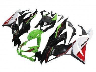 Carena Moto Kawasaki ZX6R 2019-2022 - Verde Nero Lucido Bianco Rosso Sconto